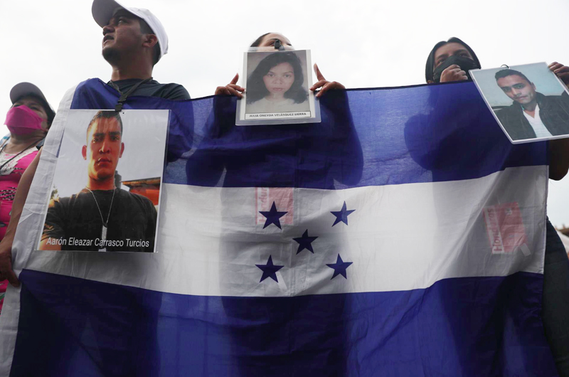 Caravana de madres centroamericanas se manifiesta en Cd. de México