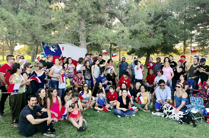 Chilenos del valle celebraron la independencia y resaltaron su cultura