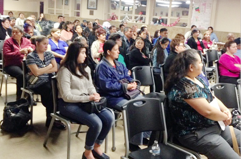 Considerable participación de la comunidad en Junta de la Policía de NLV