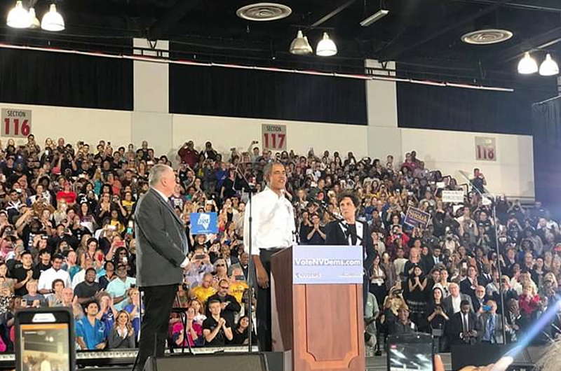 Recabó Obama apoyo a la congresista Jacky Rosen