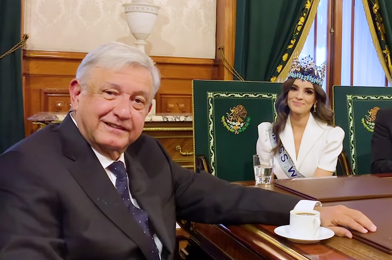 López Obrador se reunió con ganadora de Miss Mundo 2018