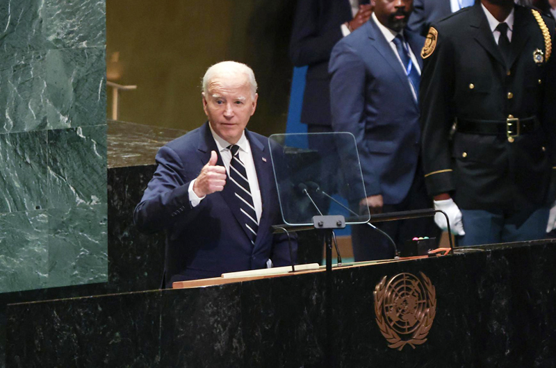 El presidente Biden dice en la ONU que el consumo de fentanilo baja