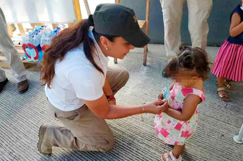 En frontera de Sonora autoridades apoyan a menores migrantes