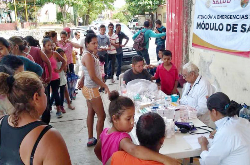 Gobierno de Chiapas da 31 mil 982  consultas médicas a migrantes