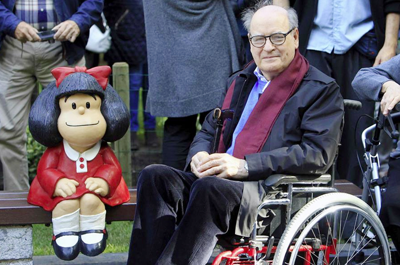 A los 88 años de edad fallece Quino, el creador de Mafalda