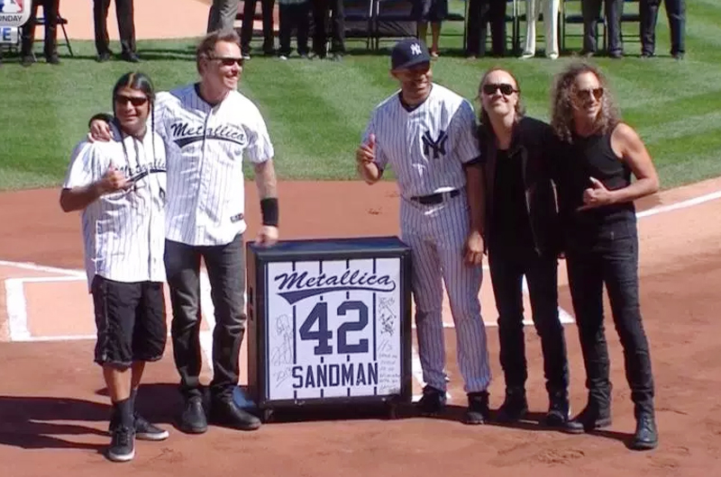 Metallica felicita a panameño Mariano Rivera  por su ingreso al Salón de la Fama