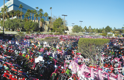 Regalarán cientos de bicicletas para niños del Valle de LV