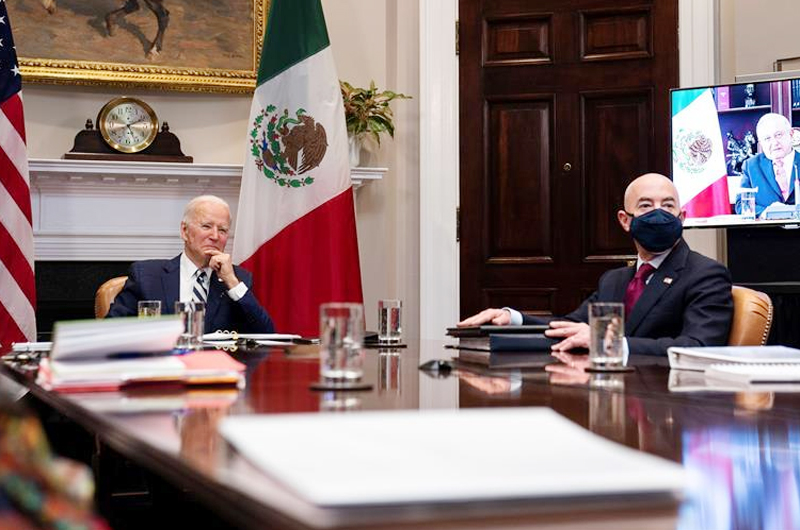 Los presidentes Biden y AMLO acercan posturas en reunión cordial
