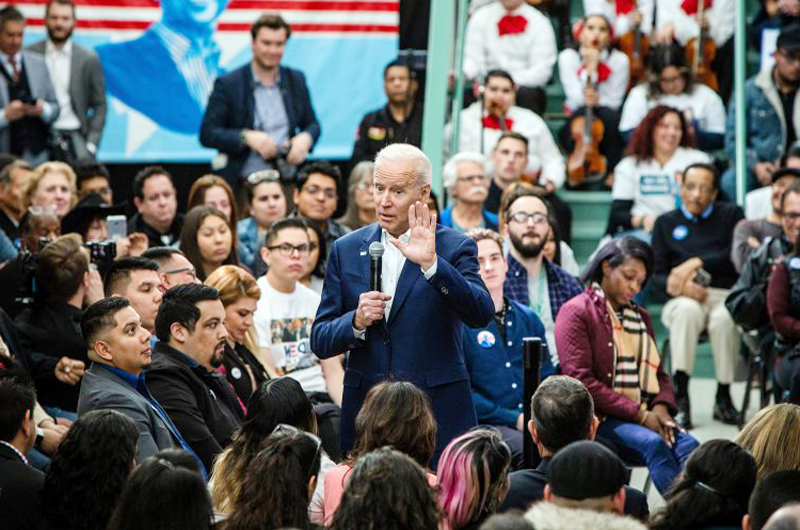 Joe Biden luchará por la comunidad latina de Nevada