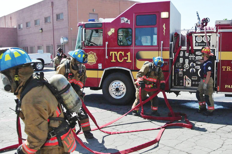 En NLV ultiman detalles para graduación en  Academia de Bomberos