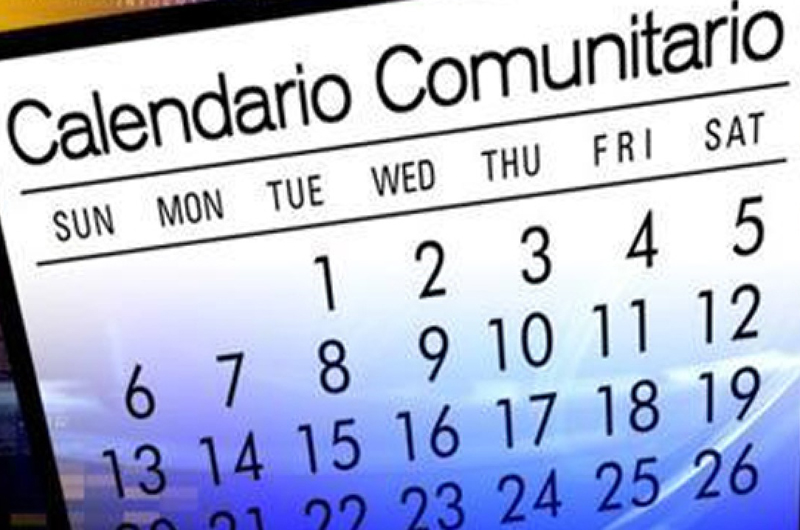 Calendario comunitario, eventos de interés en Las Vegas