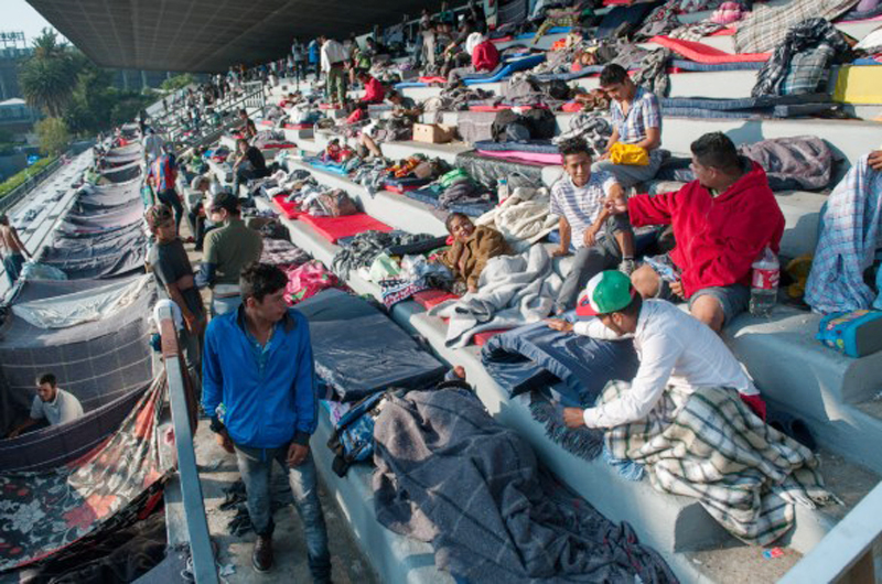 Lista la Magdalena Mixhuca para recibir segunda caravana de migrantes