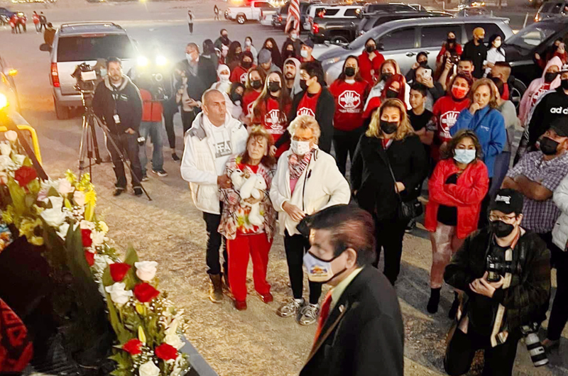 Caravana y vigilia por el trágico accidente en North Las Vegas