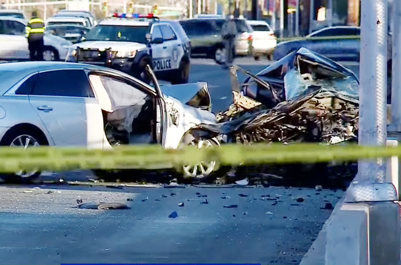 Lamentable saldo por colisión vehicular múltiple