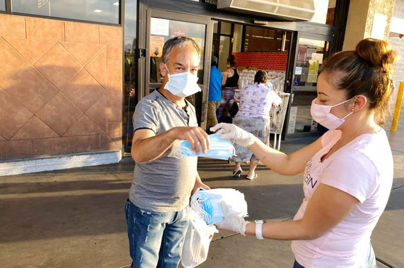 Muestra de solidaridad: Ofrecieron más de 4 mil mascarillas vs Coronavirus