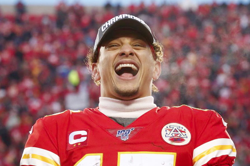 Patrick Mahomes aventaja a Brady en apuestas por el premio MVP Super Bowl