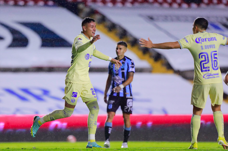El América vence al Querétaro y suma su quinta victoria en fila en el Apertura
