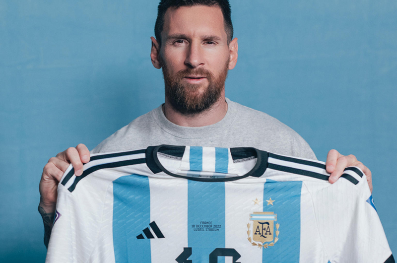 Las seis camisetas que Messi lució en Qatar 2022 salen a subasta, estimadas en 10 millones