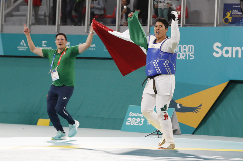 México suma sexto oro en el taekwondo de Santiago 2023 
