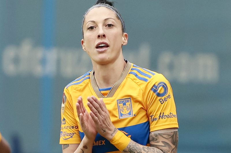 Tigres UANL mantiene paso perfecto en liga femenina con dos goles de Jenni Hermoso