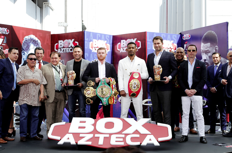 “Canelo” y Daniel Jacob pelearán por la belleza del cinturón maya