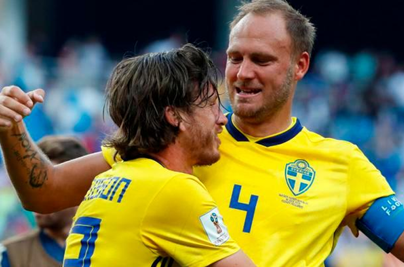 Suecia elimina a Suiza y avanza a cuartos de final en Rusia 2018