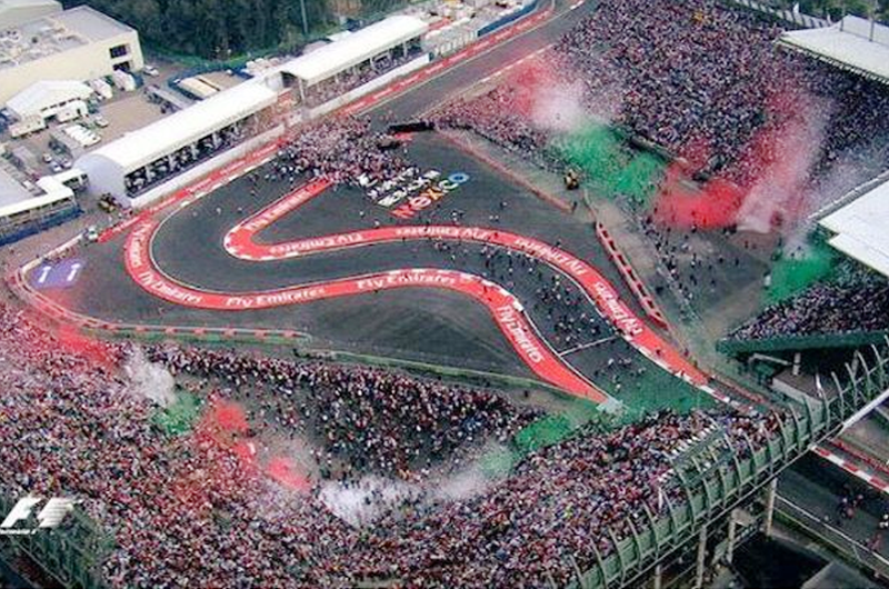 GP de México atrajo a casi un millón 349 mil espectadores en cuatro años