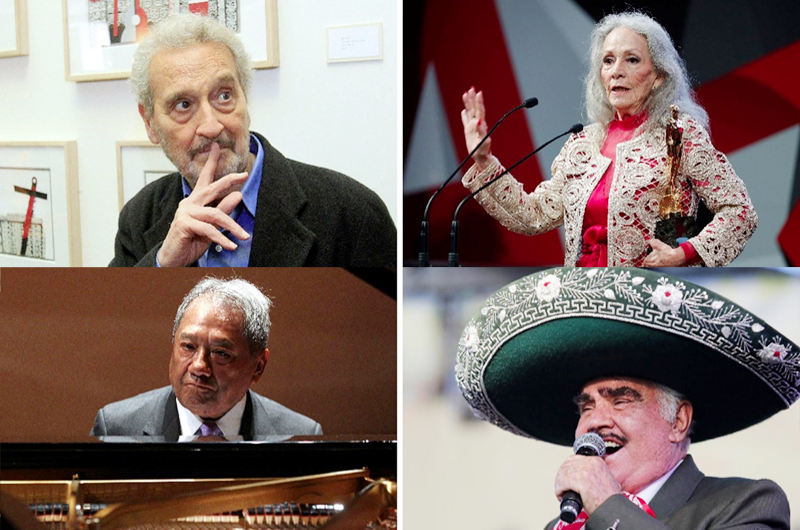 El adiós en 2021 a grandes leyendas del entretenimiento y cultura de México