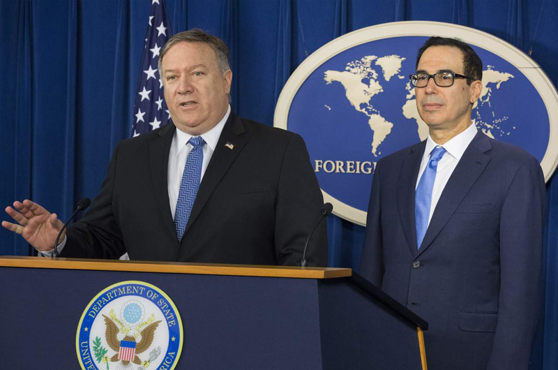 EUA advierte de consecuencias a países que ignoren sanciones contra Irán