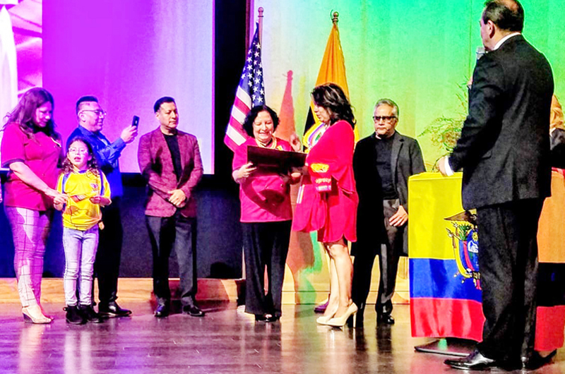 Reconocen labor del Club de Ecuatorianos de Las Vegas