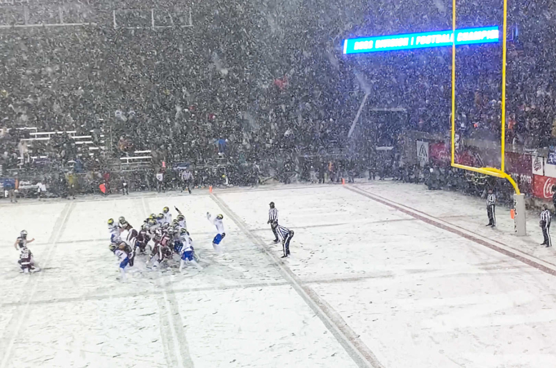 Opinión: Football bajo la nieve