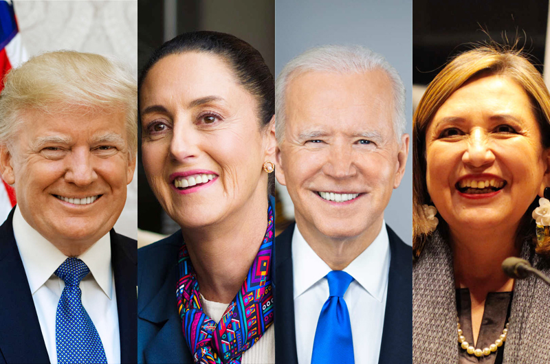 Opinión: Trump, Biden, Claudia y Xóchitl