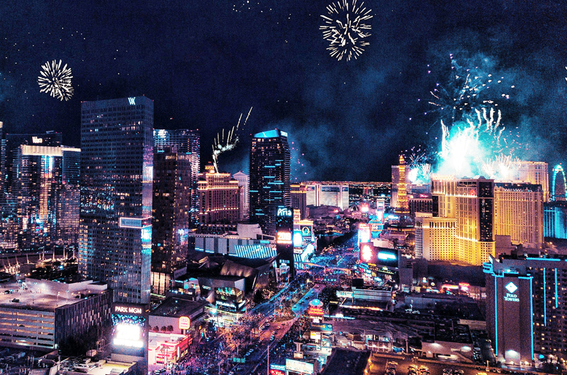 Más de 400 mil personas visitarán Las Vegas para recibir el Año Nuevo 