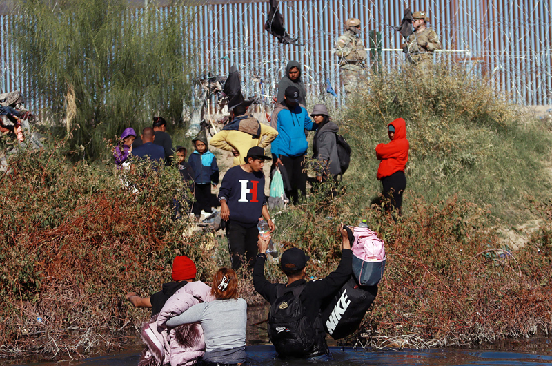 Más de 2,2 millones de personas llegan a la frontera sur de EE.UU. en lo que va de año 