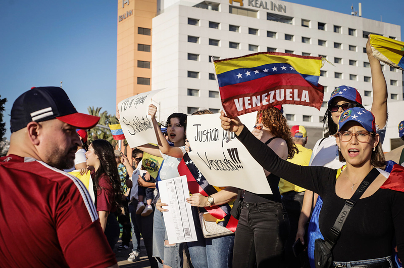 Migrantes venezolanos en frontera norte de México, entre esperanza y miedo tras elecciones