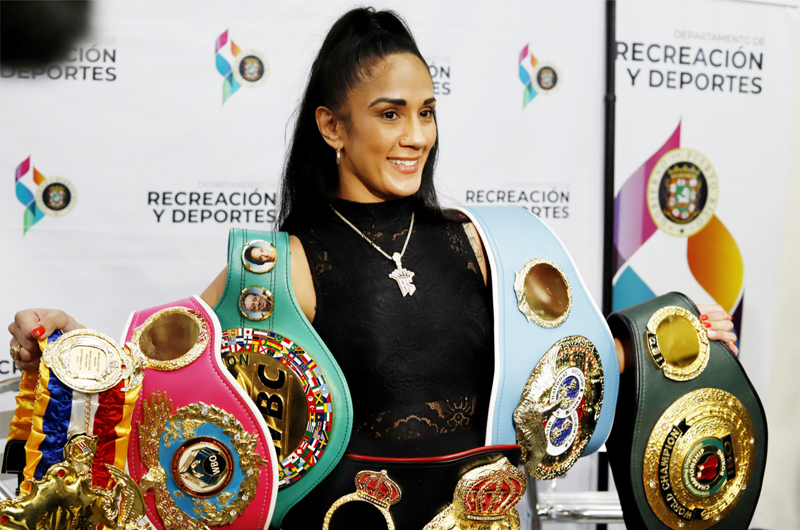 La púgil Amanda Serrano ensalza el “poder” de las mujeres para triunfar 