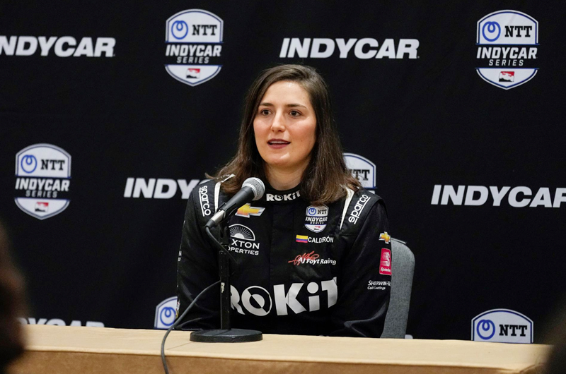 Tatiana Calderón: “Me gustaría quedarme varios años en la IndyCar”