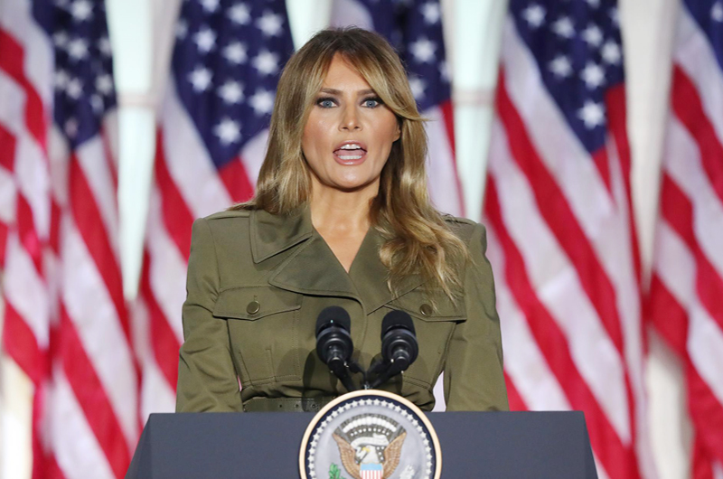 Melania Trump habla de su experiencia como inmigrante en los Archivos Nacionales de EE.UU