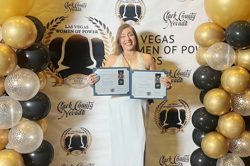 Las Vegas Woman of Power Award... Margarita sobresale por su generosidad