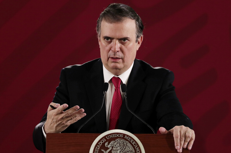 Canciller Ebrard descarta cierre de frontera México-EUA