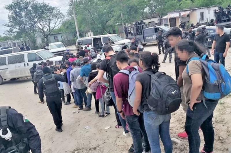 Rescatan a 107 migrantes centroamericanos en Tamaulipas