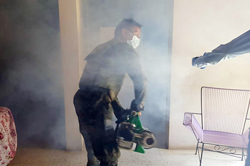 Militares hondureños se unen a la lucha contra el dengue