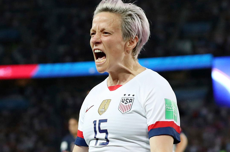 Megan Rapinoe, la figura del futbol femenil en 2019