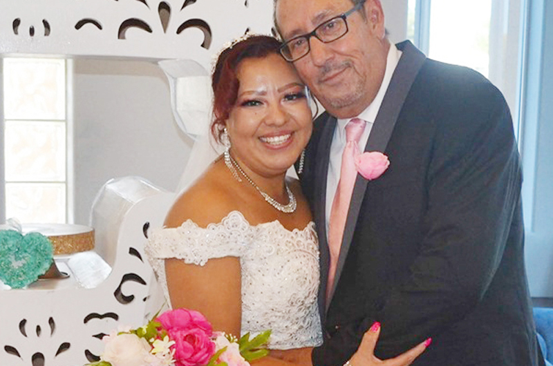 Contrajeron matrimonio Edmundo Escobedo Jr., y Marychuy de Jesús Valadéz