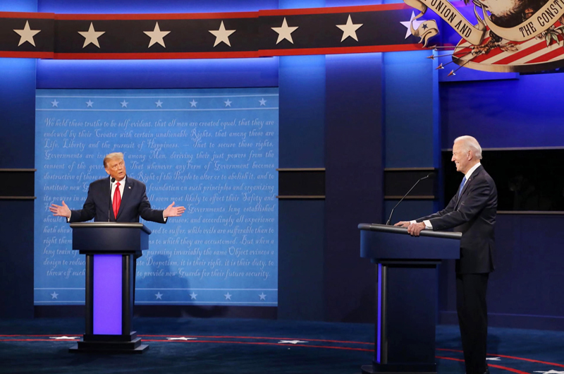 Donald Trump solicita a Joe Biden debates televisados “por el bien” del país