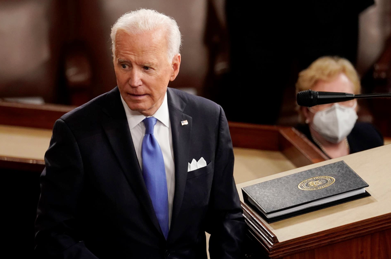 Los cinco rasgos que hacen único el discurso de Biden ante el Congreso