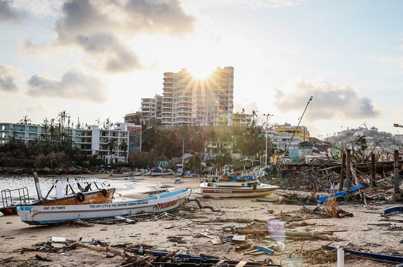 México estima más de 3 mil 400 millones de dólares para las reparaciones tras el huracán Otis