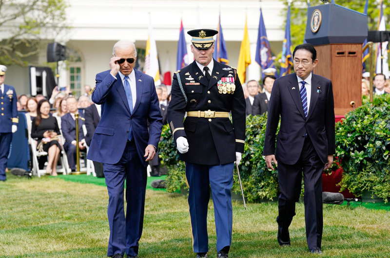 Biden da la bienvenida a Kishida a la Casa Blanca y declara “una alianza global” con Japón