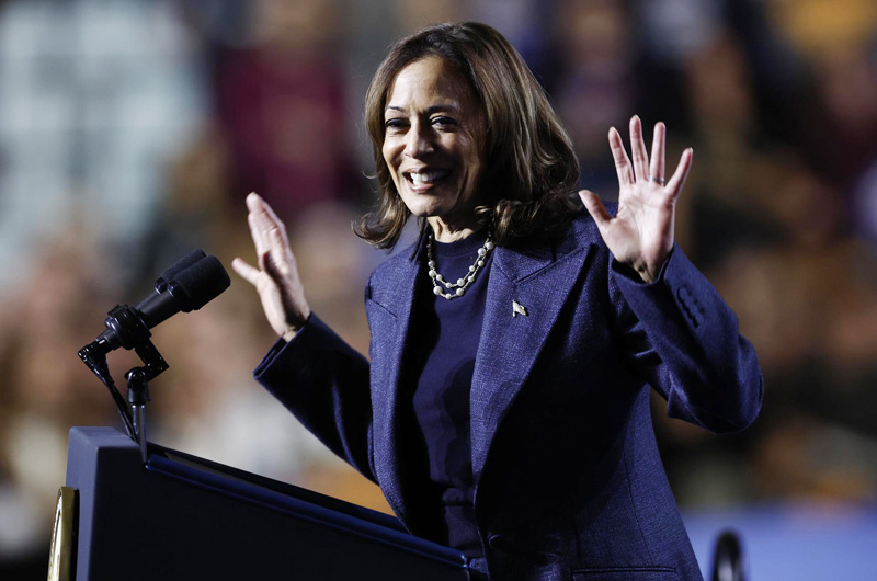 Kamala Harris, a punto de hacer historia