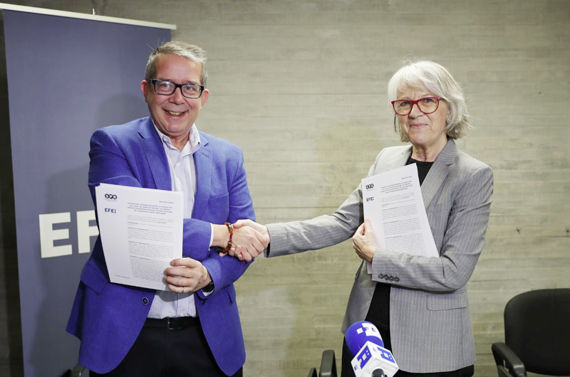 Agencia Efe y SPR firman acuerdo de cooperación para combatir noticias falsas